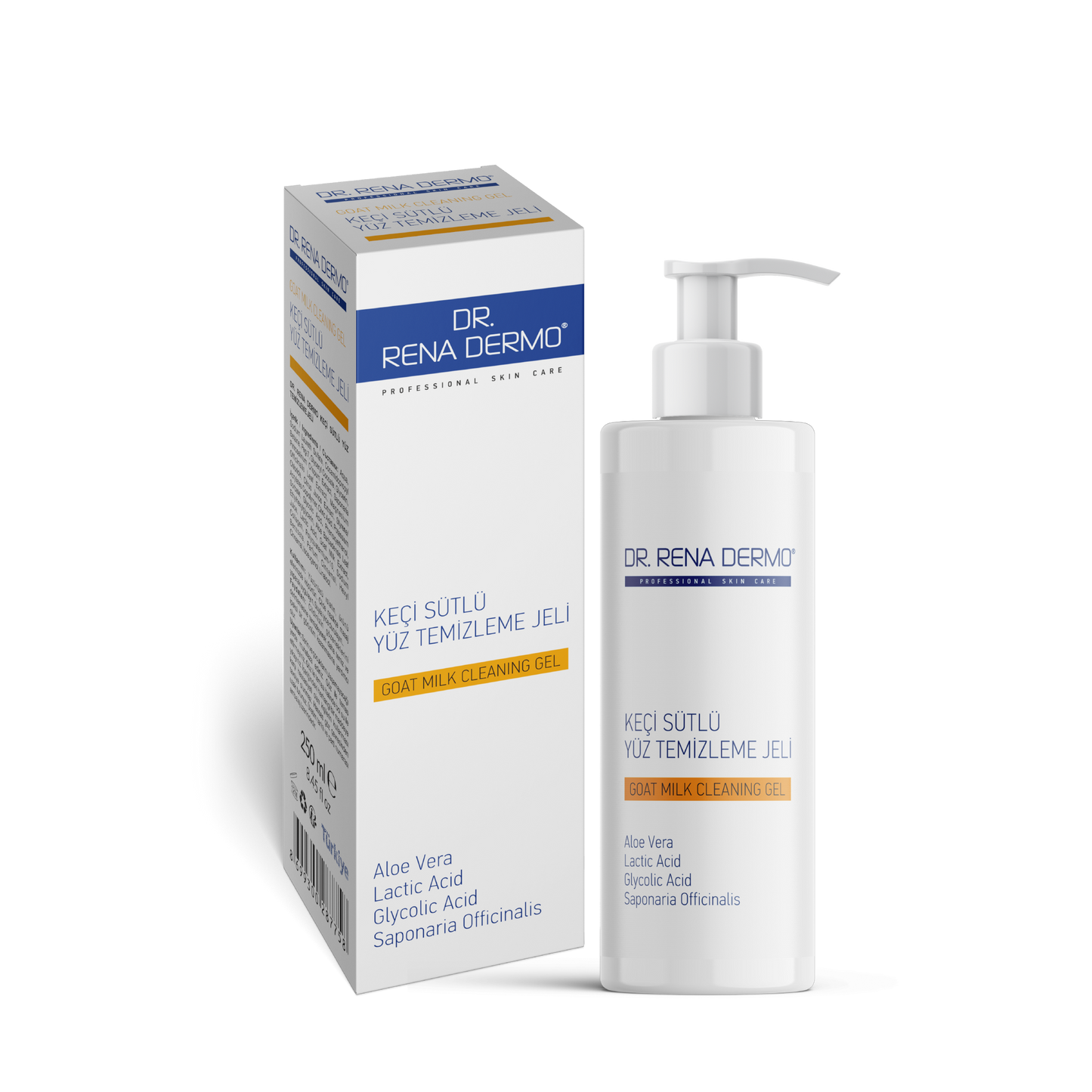 DR. RENA DERMO Gesichtsreinigungsgel mit Ziegenmilch 250ml