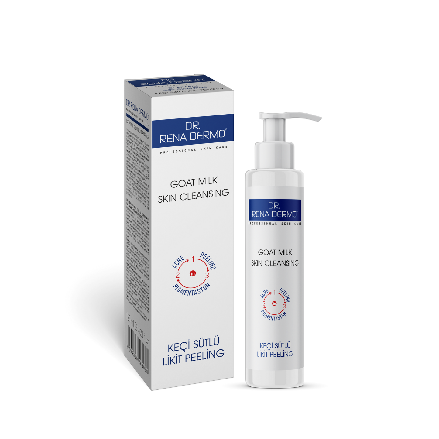 DR. RENA DERMO 3 in 1 Liquidpeeling mit Ziegenmilch 125ml