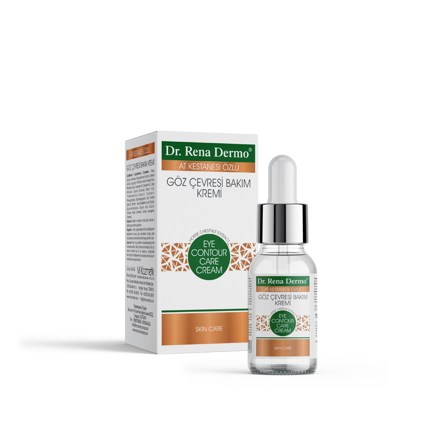 DR. RENA DERMO Augenpflegecreme Rosskastanienextrakt für rund um die Augen 20ml
