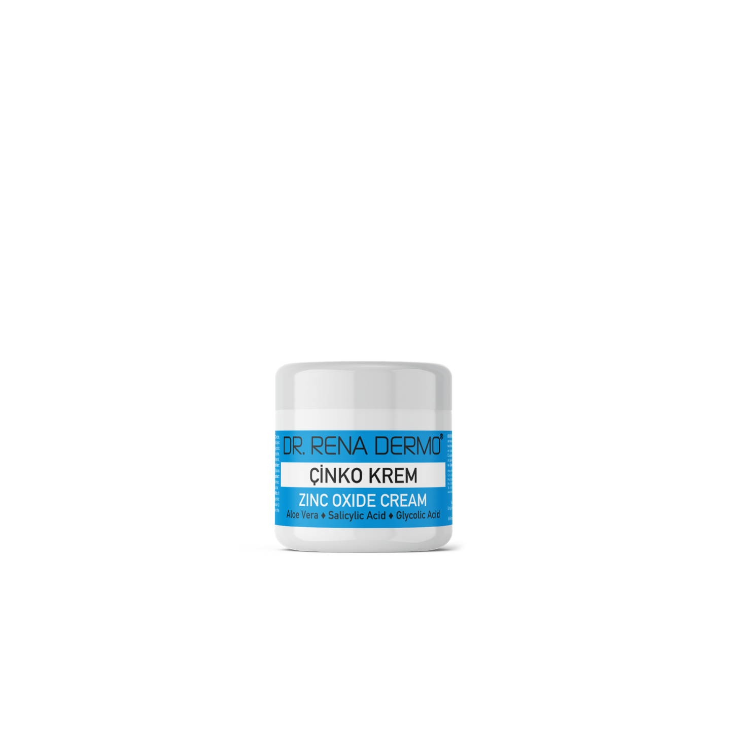 DR. RENA DERMO Zinkcreme mit Aloe Vera, Salicylsäure und Glycolsäure für strahlende Haut (20ml)