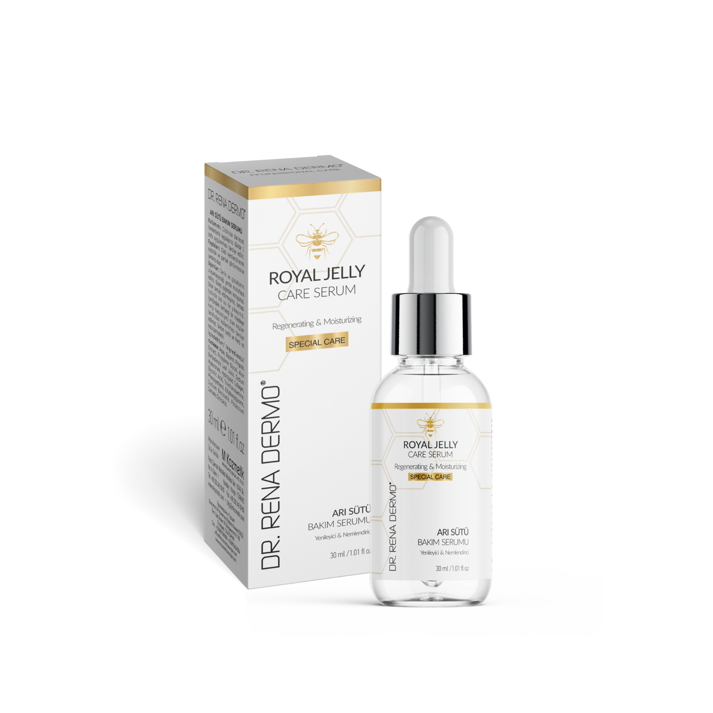 DR. RENA DERMO Bienenmilch Gesichtsserum Royal Jelly Serum 30 ml