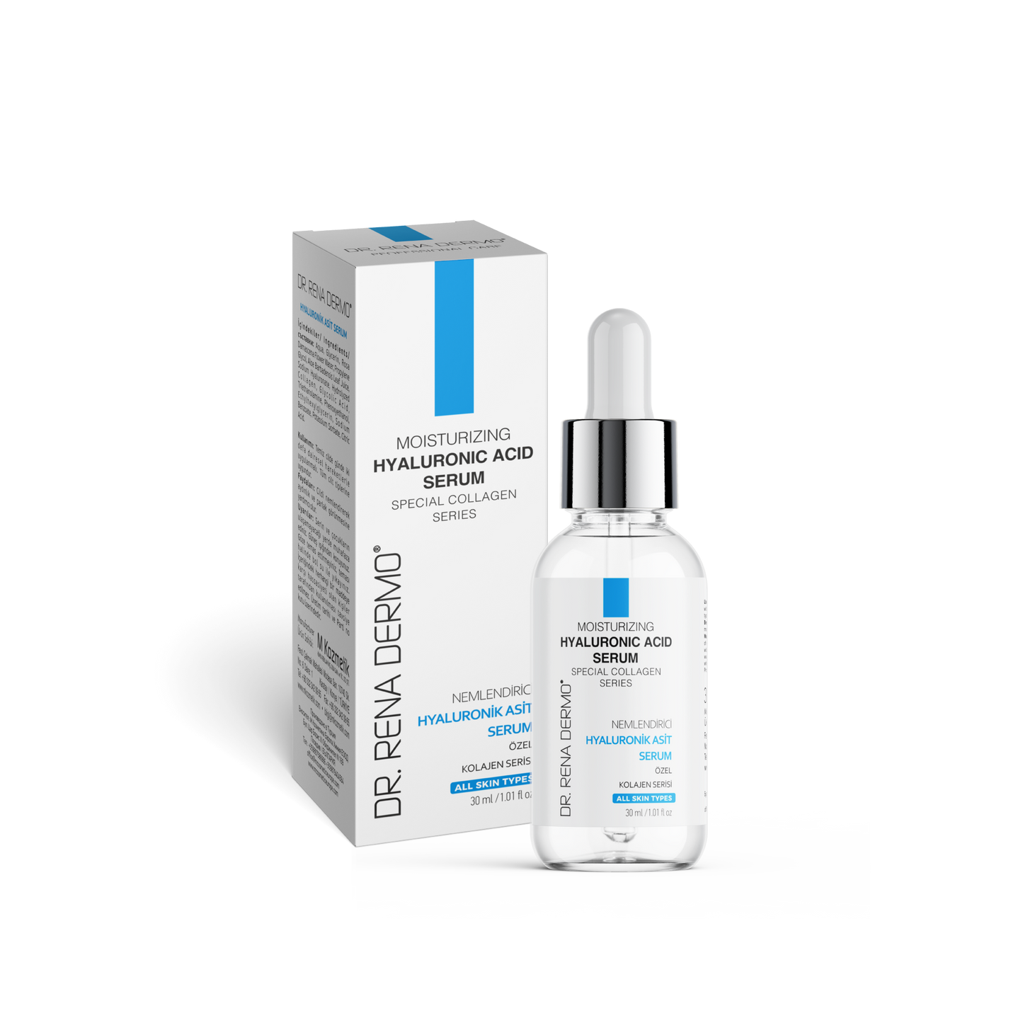 DR. RENA DERMO Feuchtigkeitsspendendes Hyaluronsäure Serum Collagen 30ml