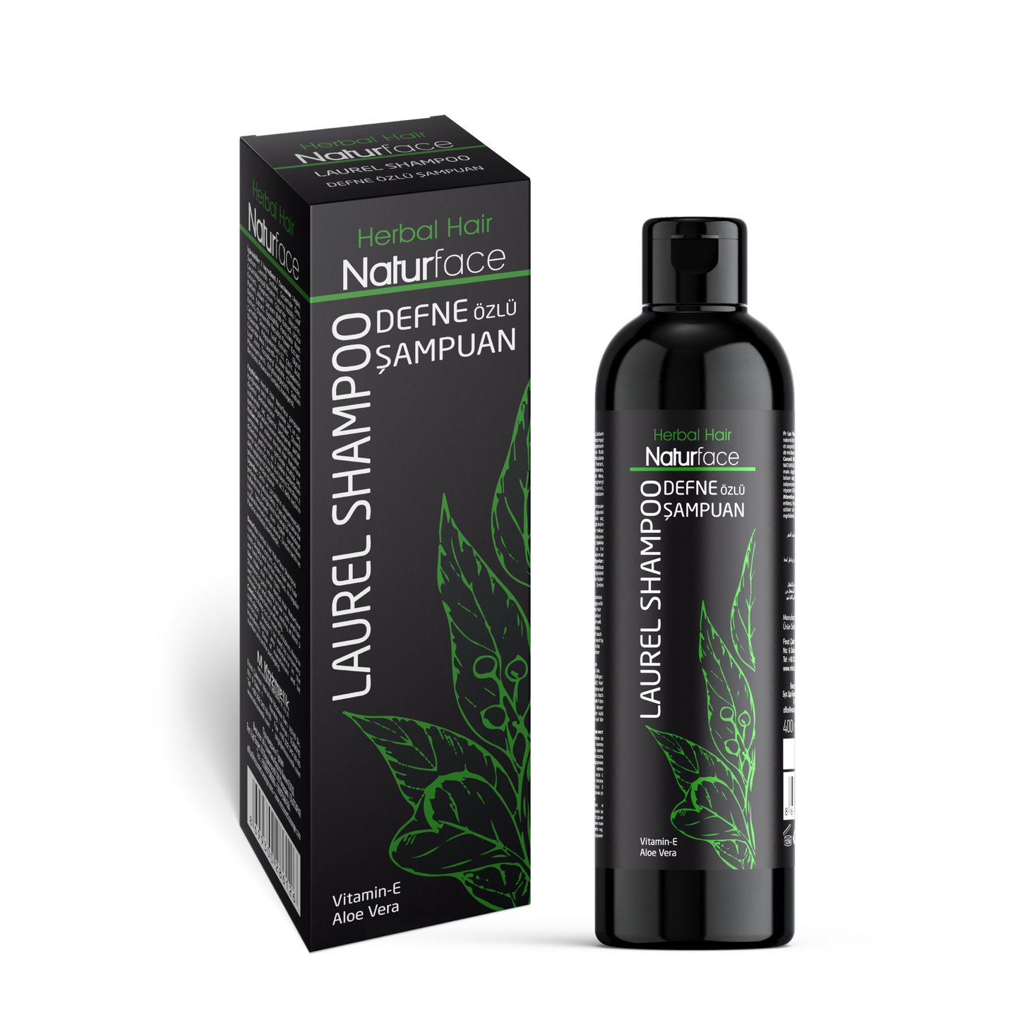 NATURFACE Lorbeer Shampoo Aloe Vera & Vitamin E 400ml