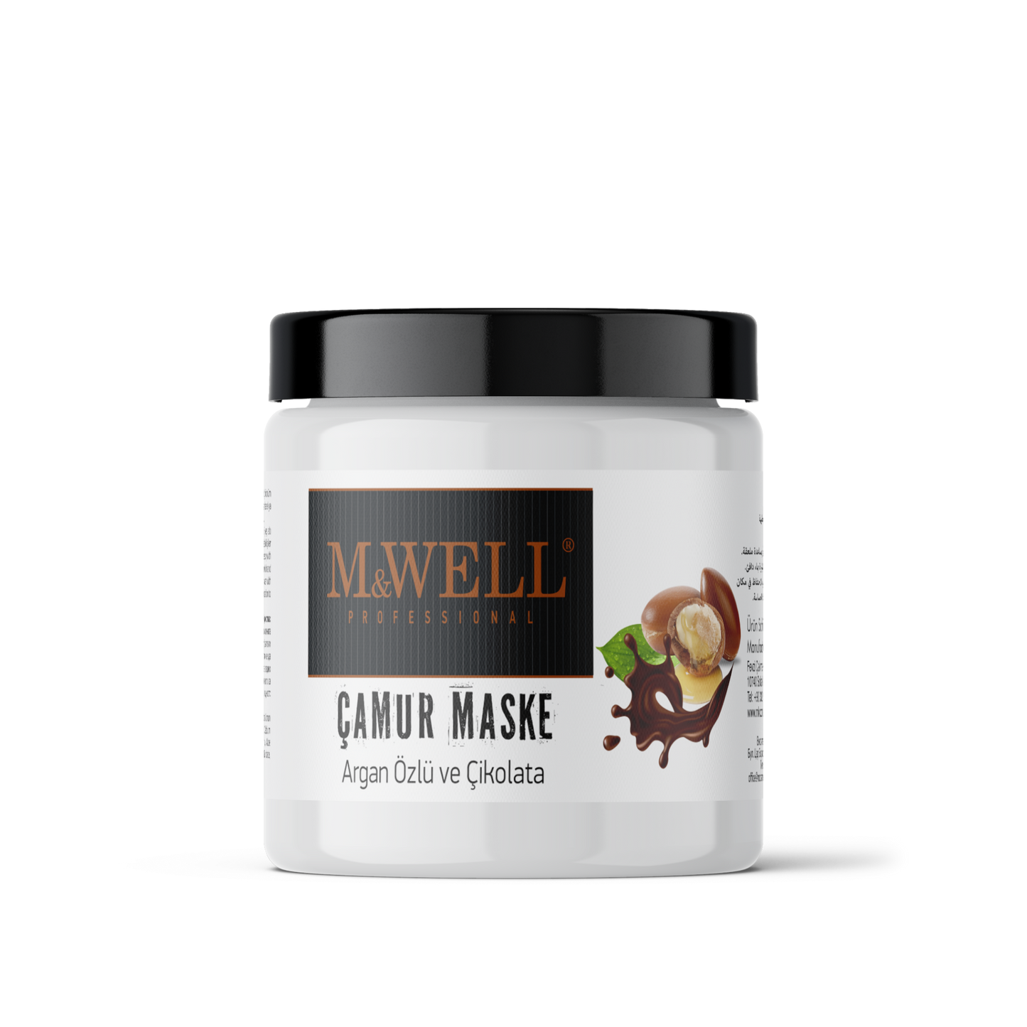 M&WELL Schlammmaske mit Arganöl und Schokolade 300g