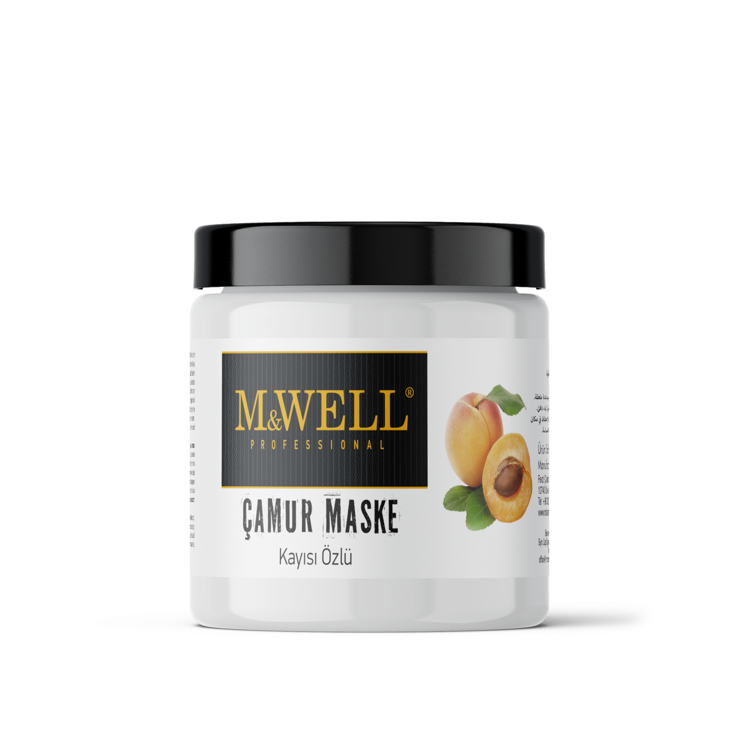 M&WELL Schlammmaske mit Aprikosenextrakt 300g