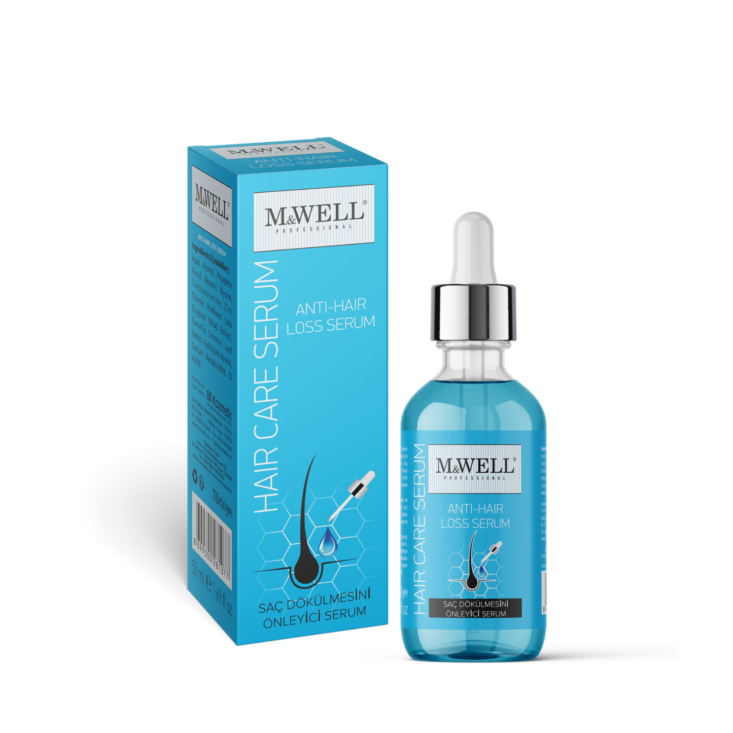 M&WELL Anti Haarausfall Serum Stärkt die Haarwurzeln 50ml