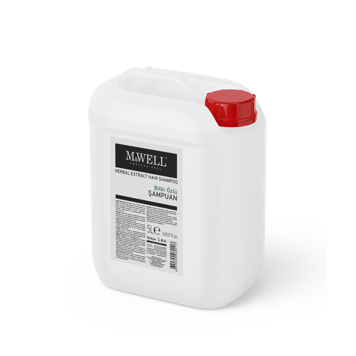 M&WELL Kräuterextrakt Shampoo Ideal für Friseure 5000ml