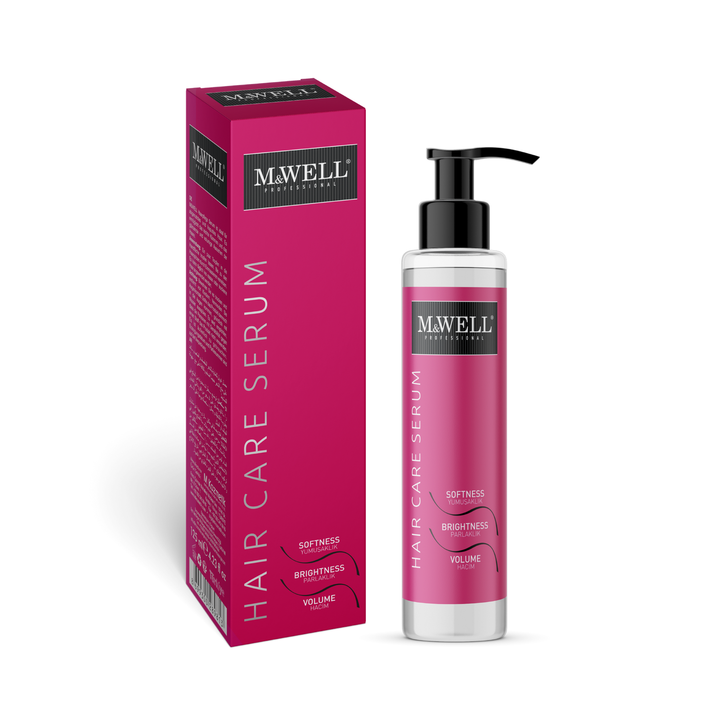 M&WELL Haarserum Haaröl für Geschmeidigkeit & Glanz und Volumen 125ml