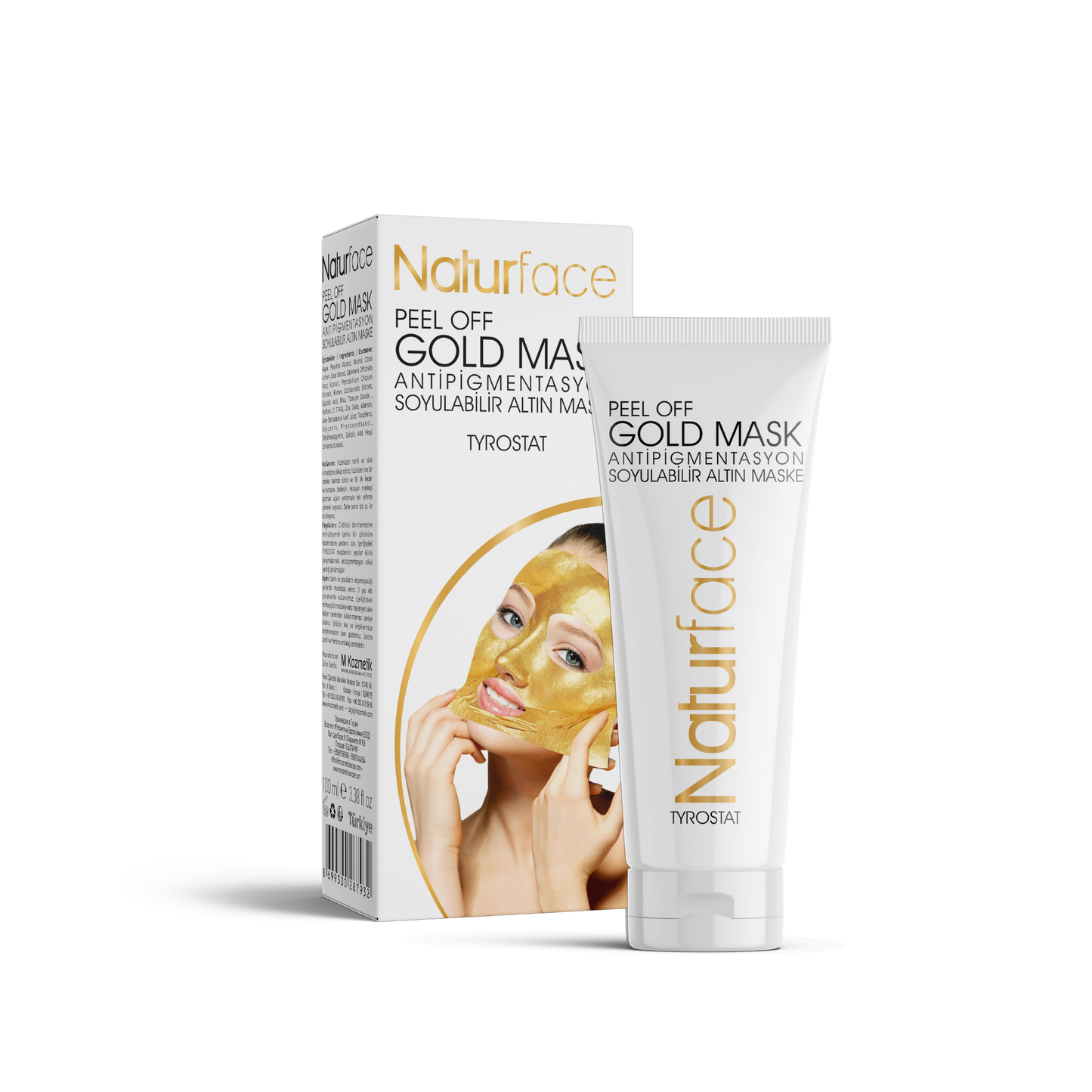 NATURFACE Gold Maske Antipigmentierung und Reinigung 100ml