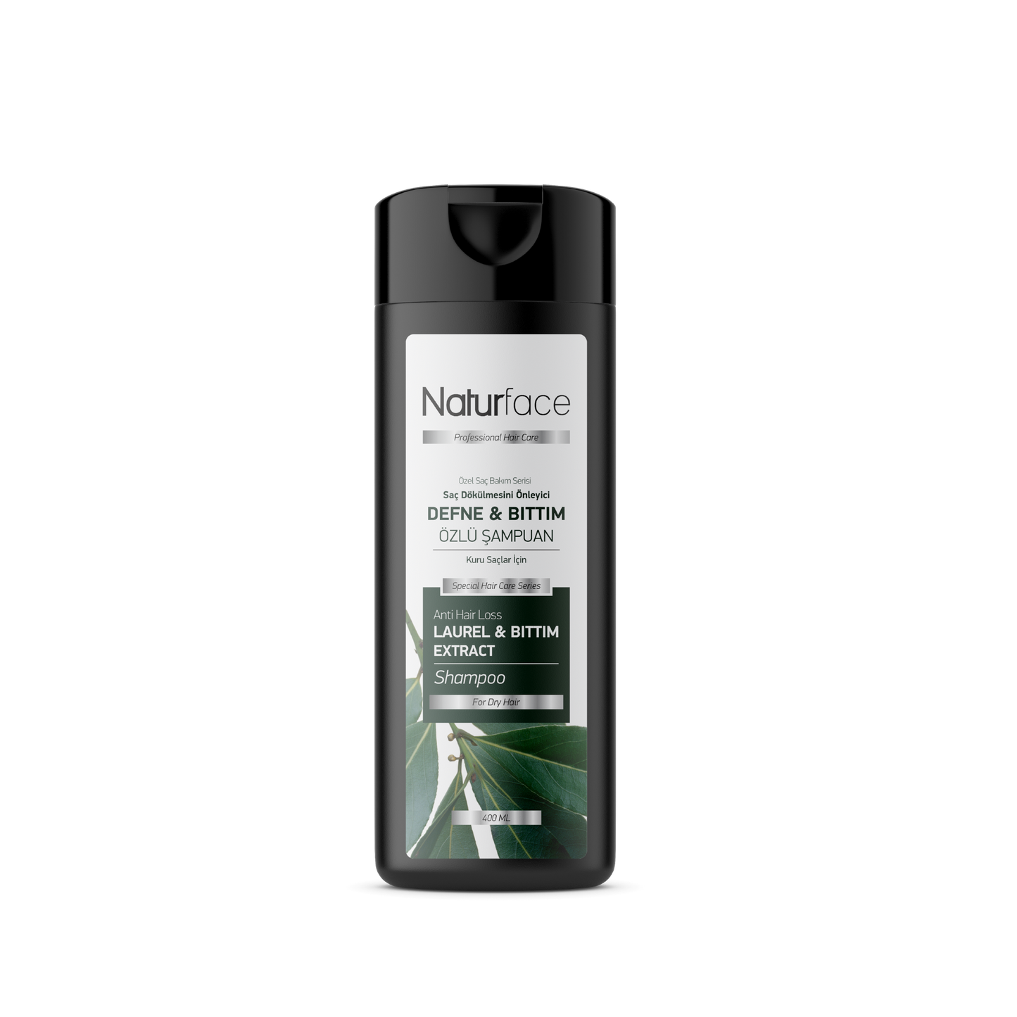NATURFACE Spezialshampoo mit Lorbeer Bittim für trockenes Haar 400ml