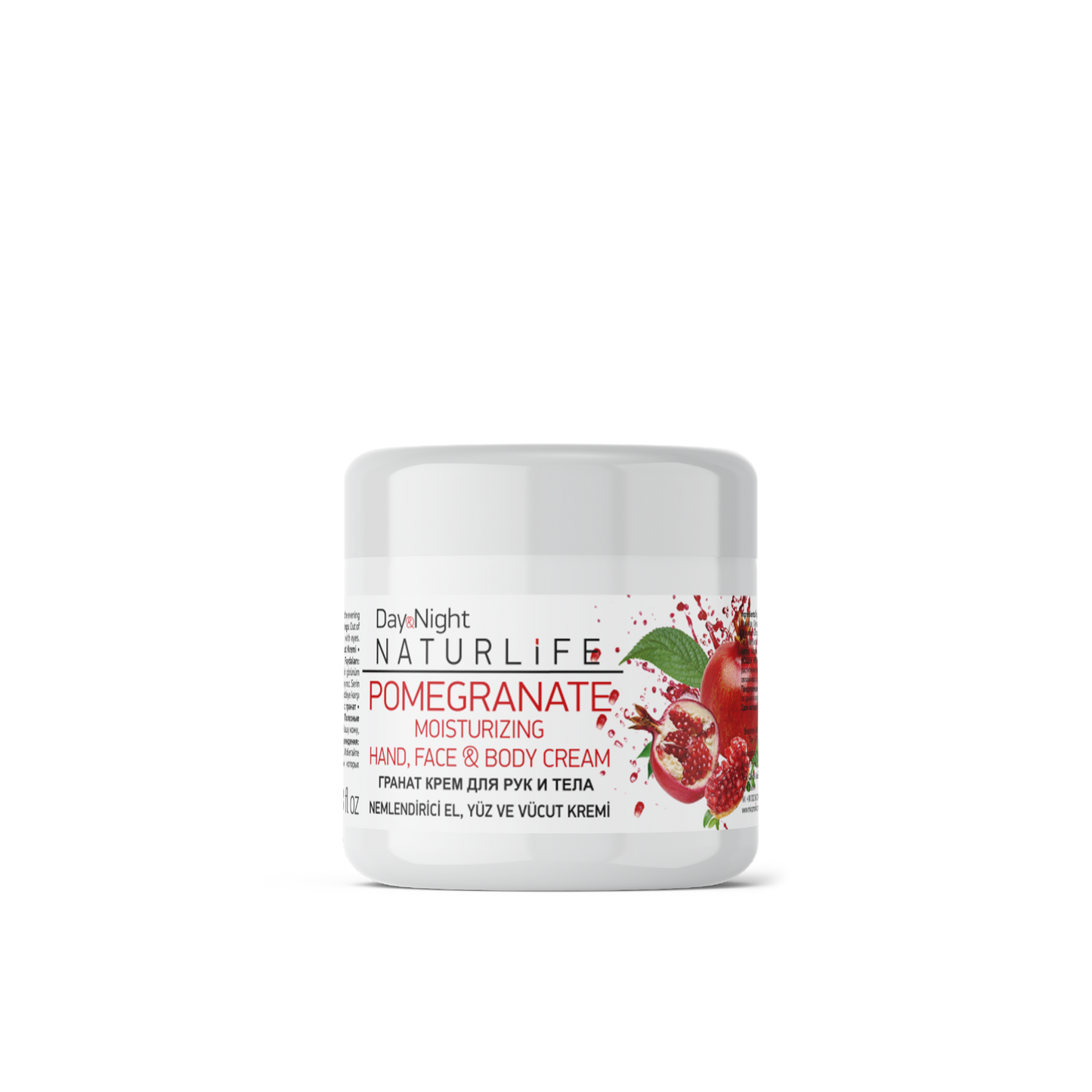 NATURLIFE Granatapfel Feuchtigkeitscreme für Hände Gesicht Körper 20ml