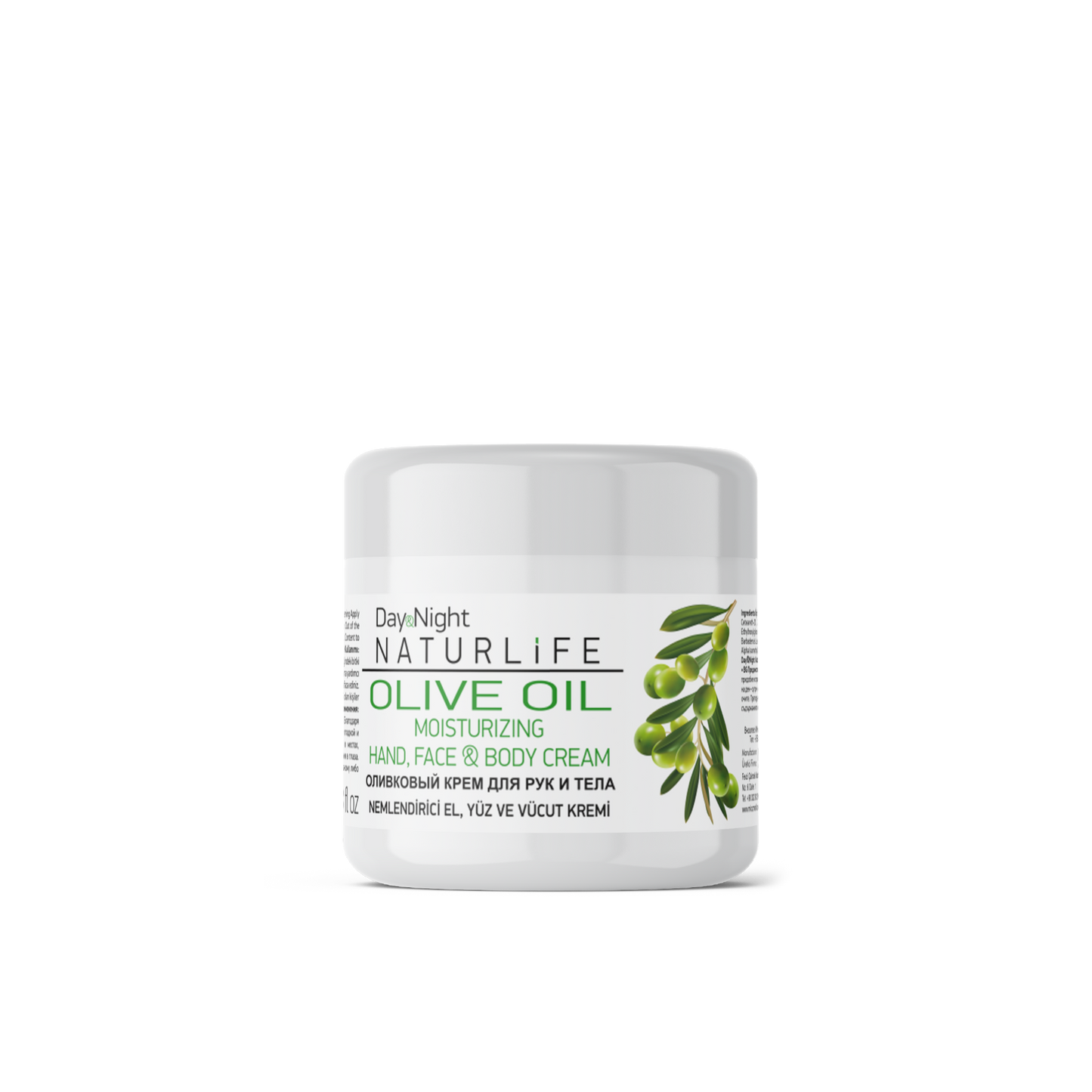 NATURLIFE Olivenöl Feuchtigkeitscreme für Hände Gesicht Körper 20ml