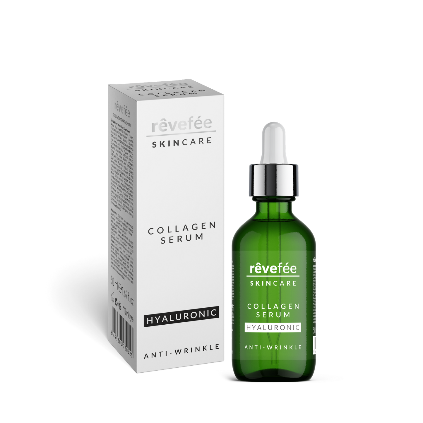 RÉVEFÉE Gesichtsserum Kollagen Serum mit Hyaluronsäure für Gesicht 50ml