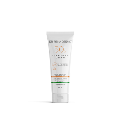 DR. RENA DERMO 50+ SPF Sonnenschutzcreme UVA UVB für trockene sensible Haut 100ml