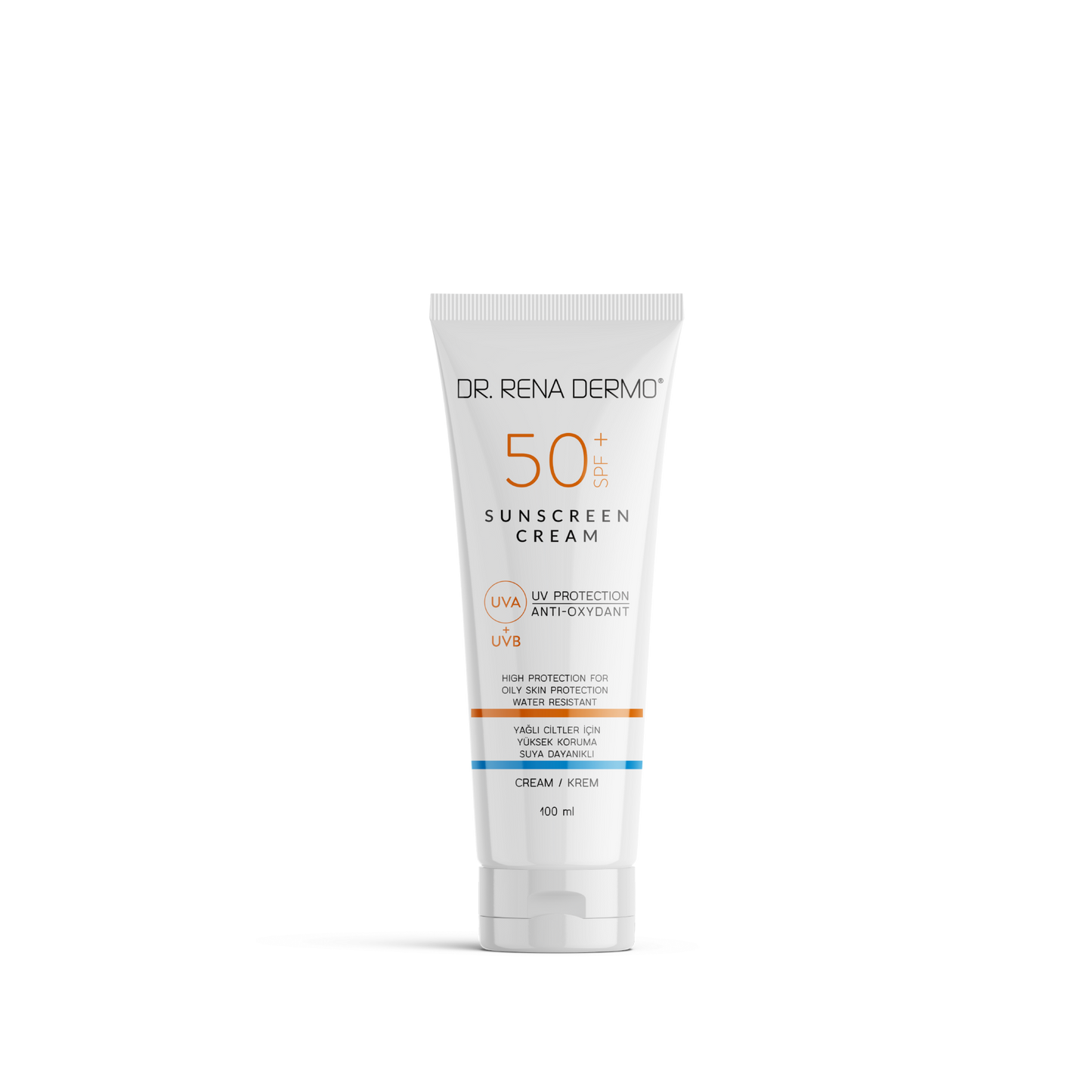 DR. RENA DERMO 50+ SPF Sonnencreme UVA UVB Schutz für fettige Haut 100ml