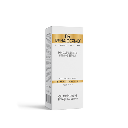 DR. RENA DERMO Professionelles Hautreinigungs- und Straffungsserum mit Hyaluronsäure und Kollagen 125ml