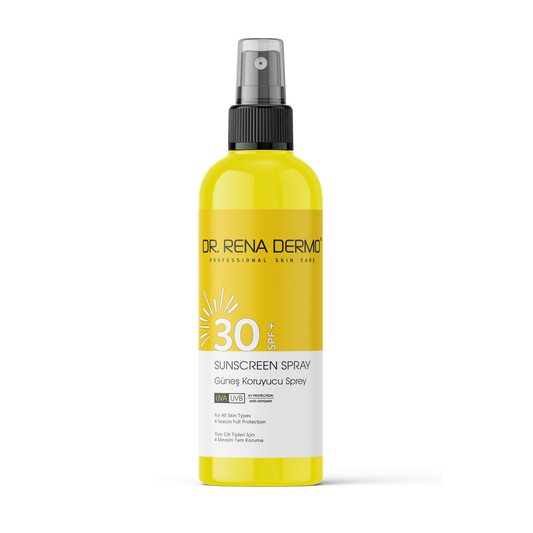 DR. RENA DERMO 4 Jahreszeiten Vollschutz 30 SPF+ Sonnenschutzspray UVA UVB 200ml