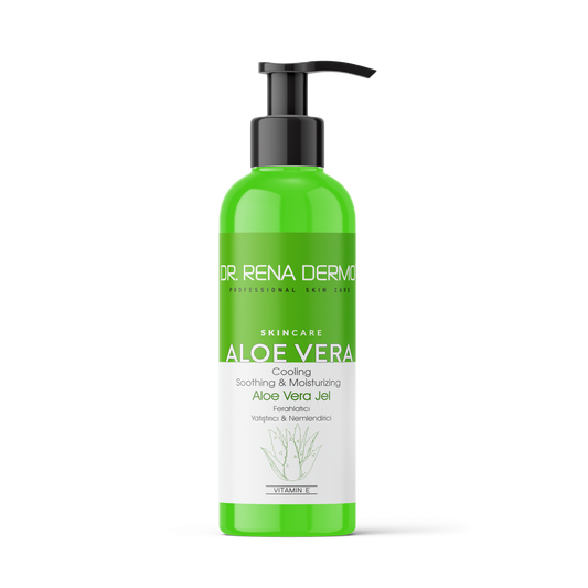 DR. RENA DERMO Kühlendes Beruhigendes Feuchtigkeitsspendendes Aloe Vera Gel 200ml