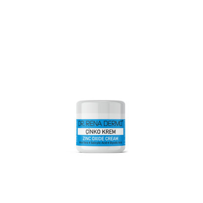 DR. RENA DERMO Zinkcreme mit Aloe Vera, Salicylsäure und Glycolsäure für strahlende Haut  (20ml)