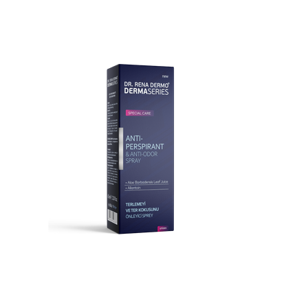 DR. RENA DERMO Anti Geruch Spray Kompaktes Taschenformat für effektiven Schutz gegen Schweiß und Geruch 65ml
