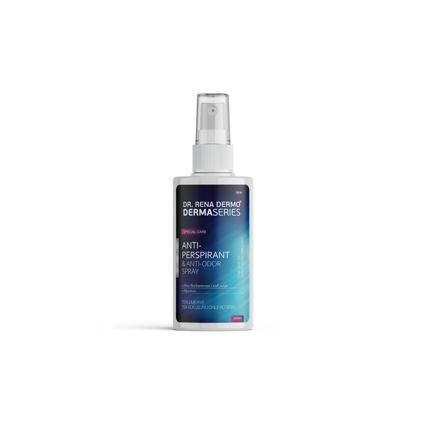 DR. RENA DERMO Anti Geruch Spray Kompaktes Taschenformat für effektiven Schutz gegen Schweiß und Geruch 65ml