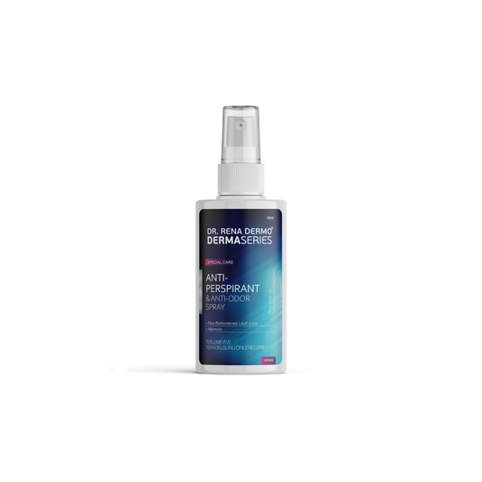 DR. RENA DERMO Anti Geruch Spray Kompaktes Taschenformat für effektiven Schutz gegen Schweiß und Geruch 65ml