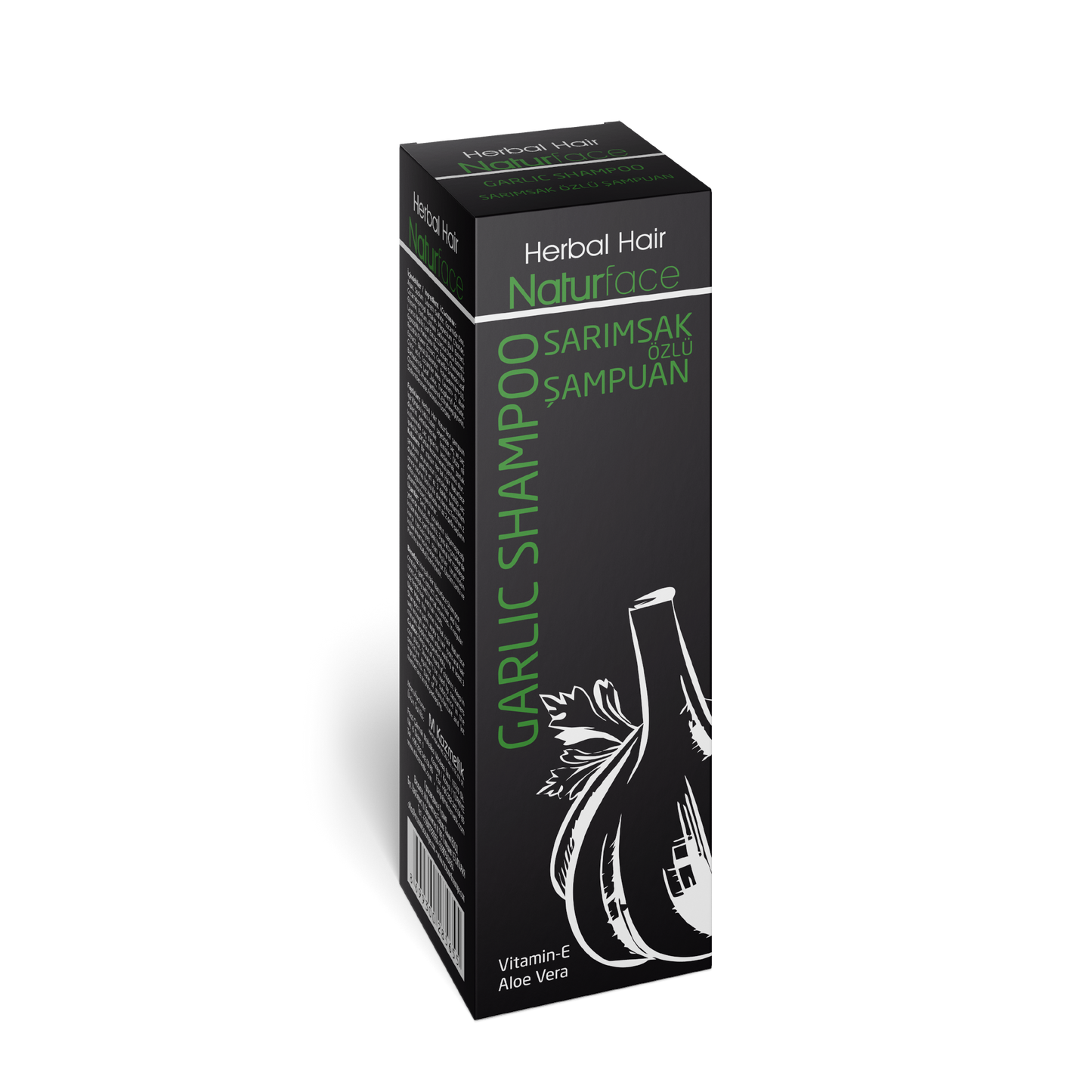 NATURFACE Knoblauch Shampoo gegen Haarausfall 400ml