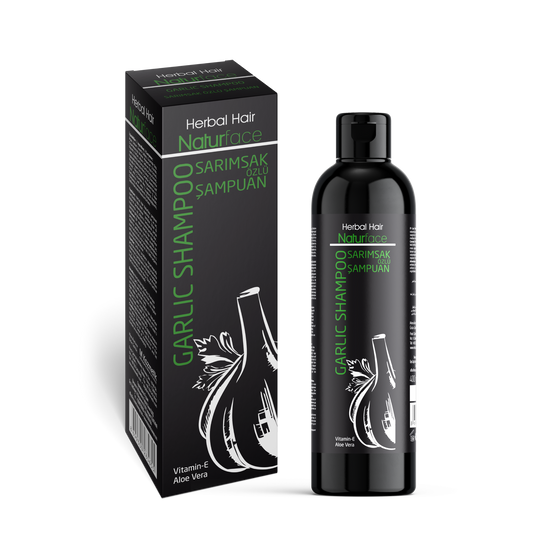 NATURFACE Knoblauch Shampoo gegen Haarausfall 400ml