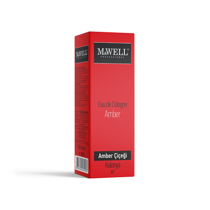 M&WELL Eau de Cologne Kolonya Amber Bernstein 80° 220ml