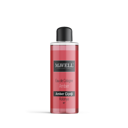 M&WELL Eau de Cologne Kolonya Amber Bernstein 80° 220ml