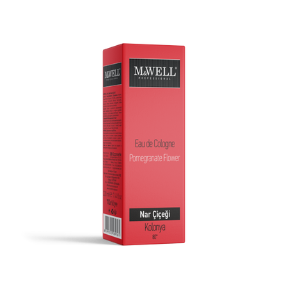 M&WELL Eau de Cologne Kolonya Granatapfelblüte 80° 220ml