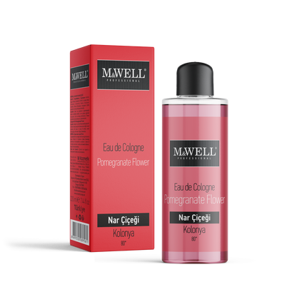 M&WELL Eau de Cologne Kolonya Granatapfelblüte 80° 220ml