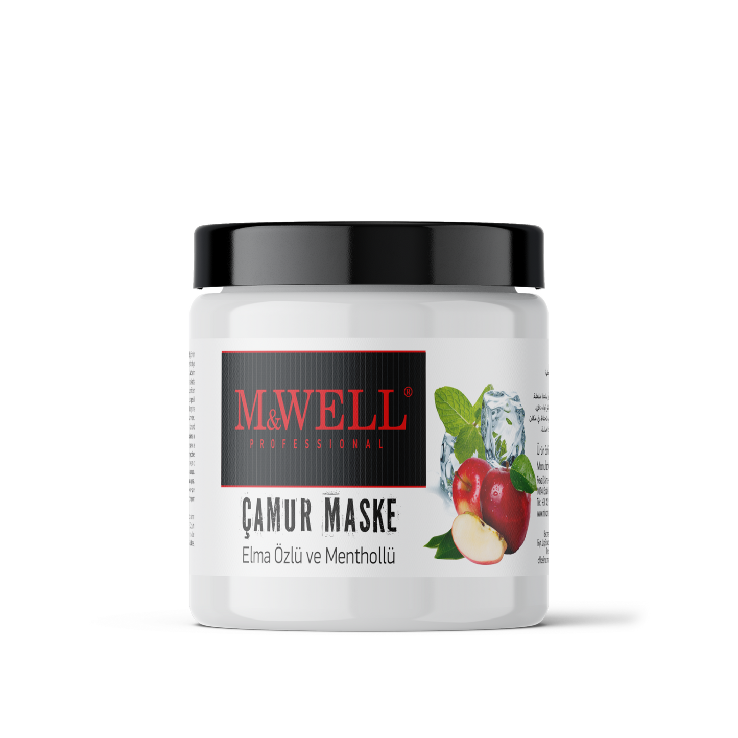 M&WELL Schlammmaske mit Apfelextrakt und Minze 300g
