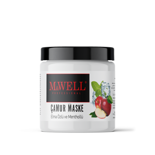 M&WELL Schlammmaske mit Apfelextrakt und Minze 300g