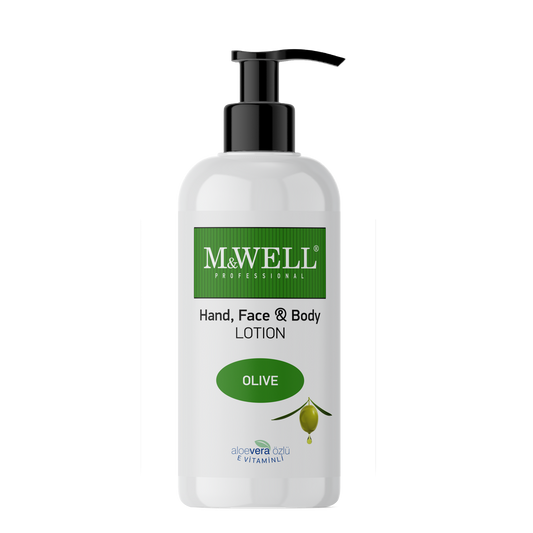 M&WELL Hand Gesicht Körperlotion Olive 400ml