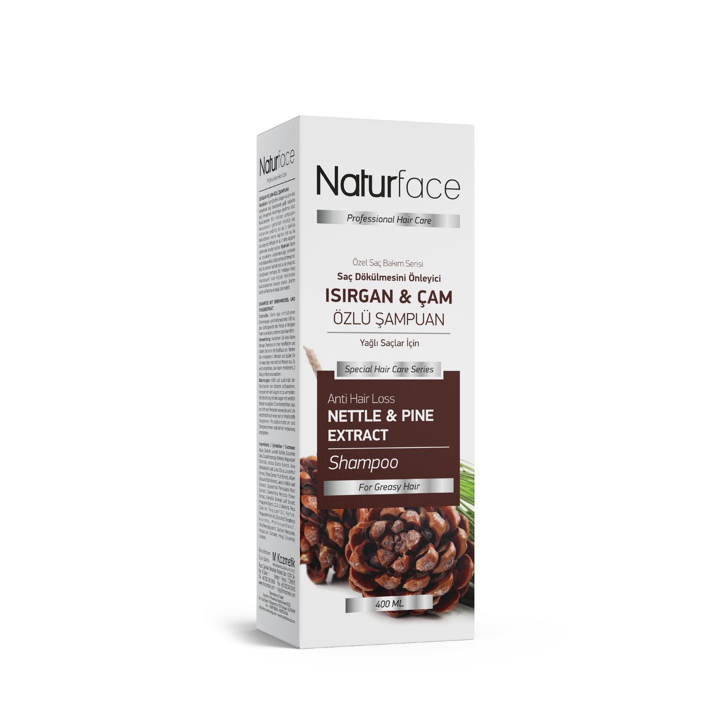 NATURFACE Spezialshampoo mit Brennnessel & Kiefern für fettiges Haar 400ml