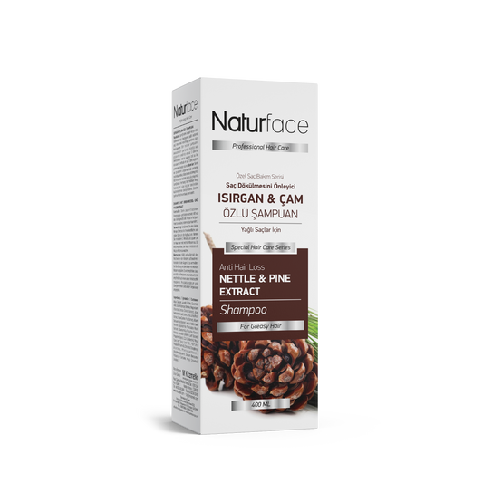 NATURFACE Spezialshampoo mit Brennnessel & Kiefern für fettiges Haar 400ml