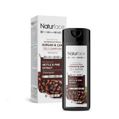 NATURFACE Spezialshampoo mit Brennnessel & Kiefern für fettiges Haar 400ml