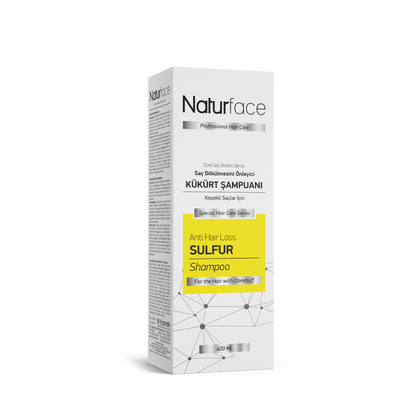 NATURFACE Schwefel Shampoo gegen Schuppen 400ml