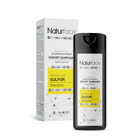 NATURFACE Schwefel Shampoo gegen Schuppen 400ml