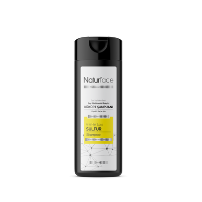 NATURFACE Schwefel Shampoo gegen Schuppen 400ml