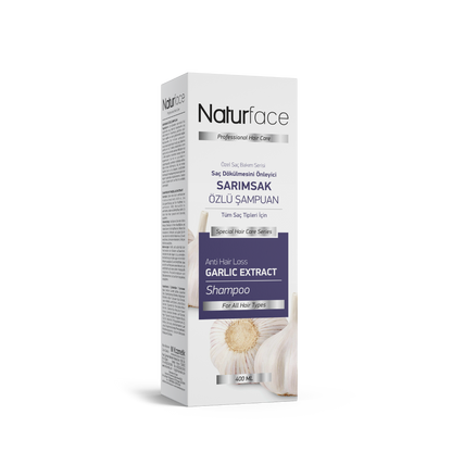NATURFACE Knoblauch Shampoo gegen Haarausfall 400ml