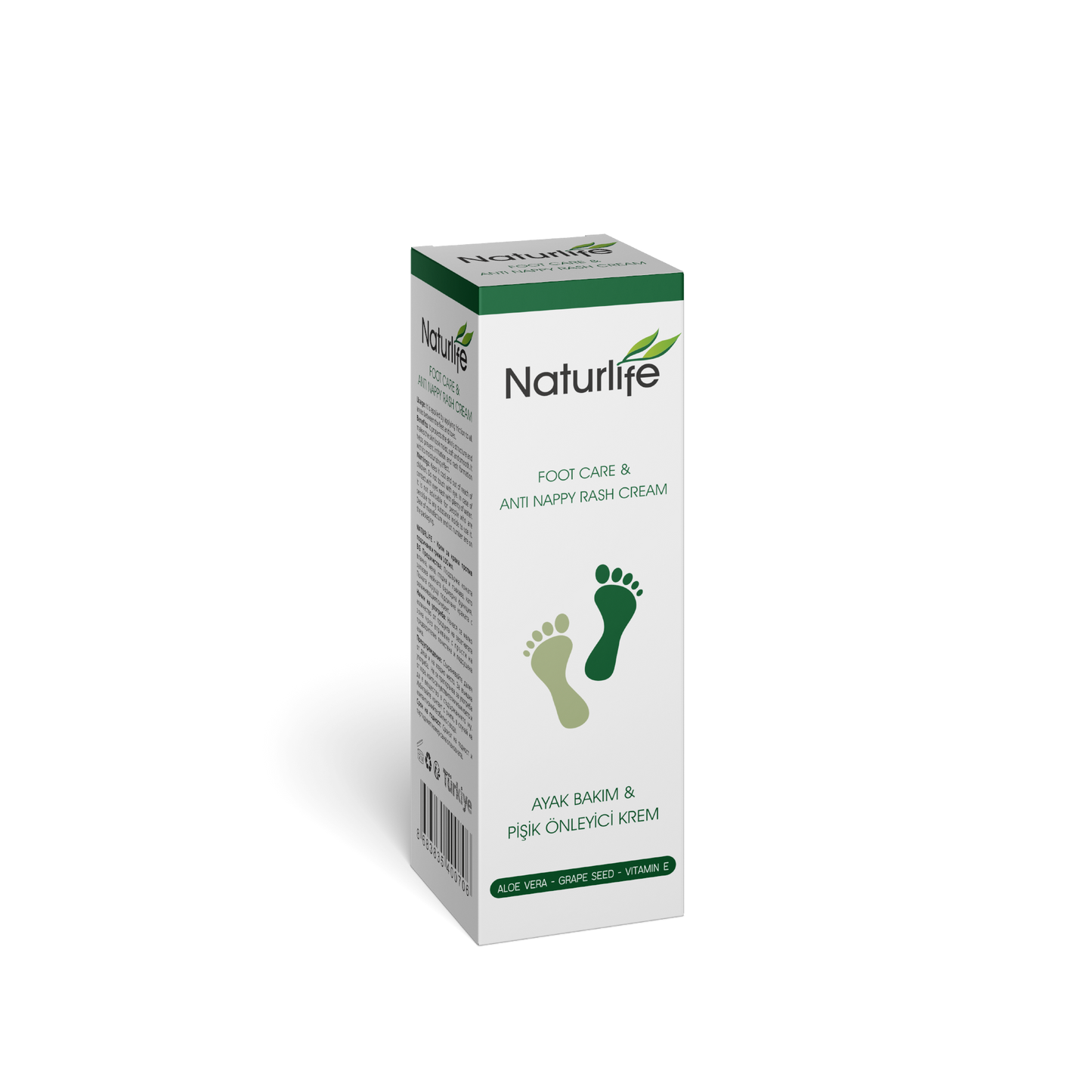 NATURLIFE Fußpflege mit Aloe Vera & Traubenkernöl 100ml