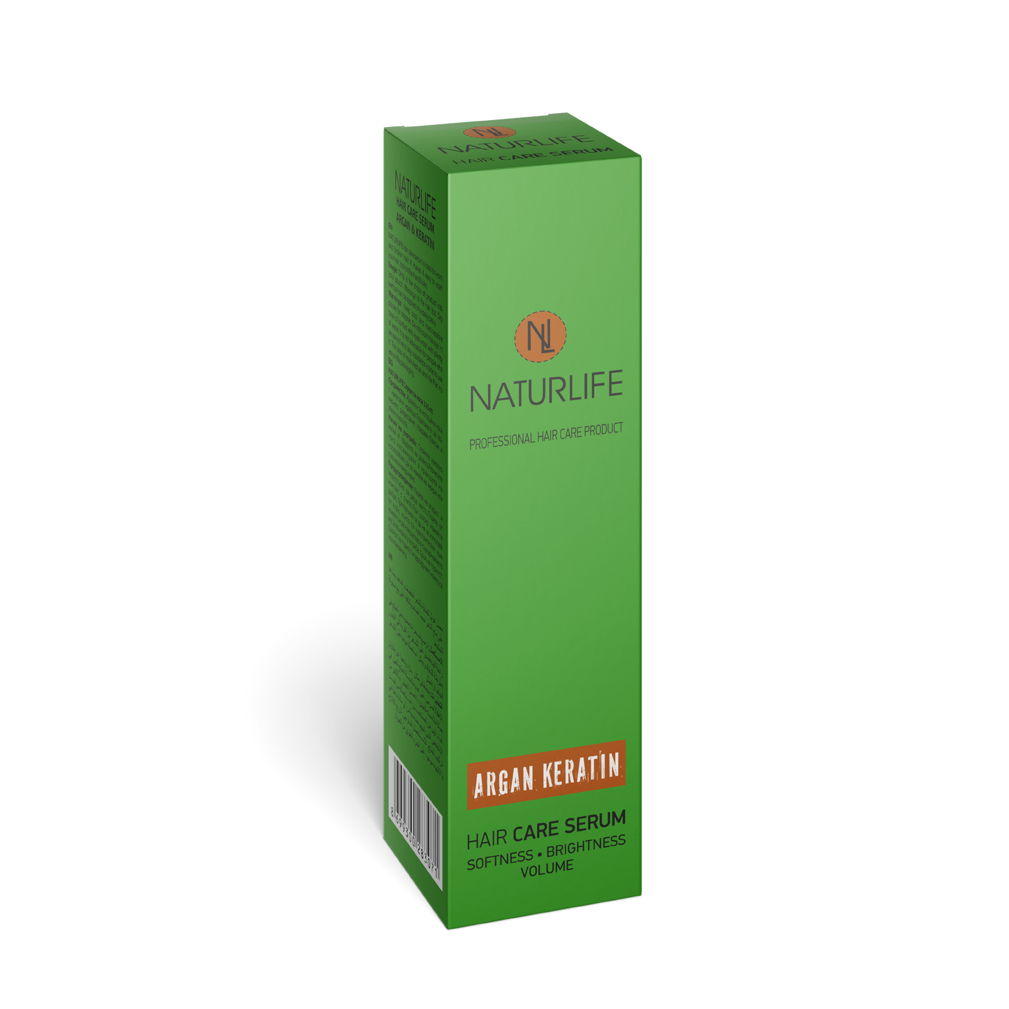 NATURLIFE Haarpflege Serum Haaröl mit Arganöl und Keratin für Geschmeidigkeit Glanz und Volumen 125ml