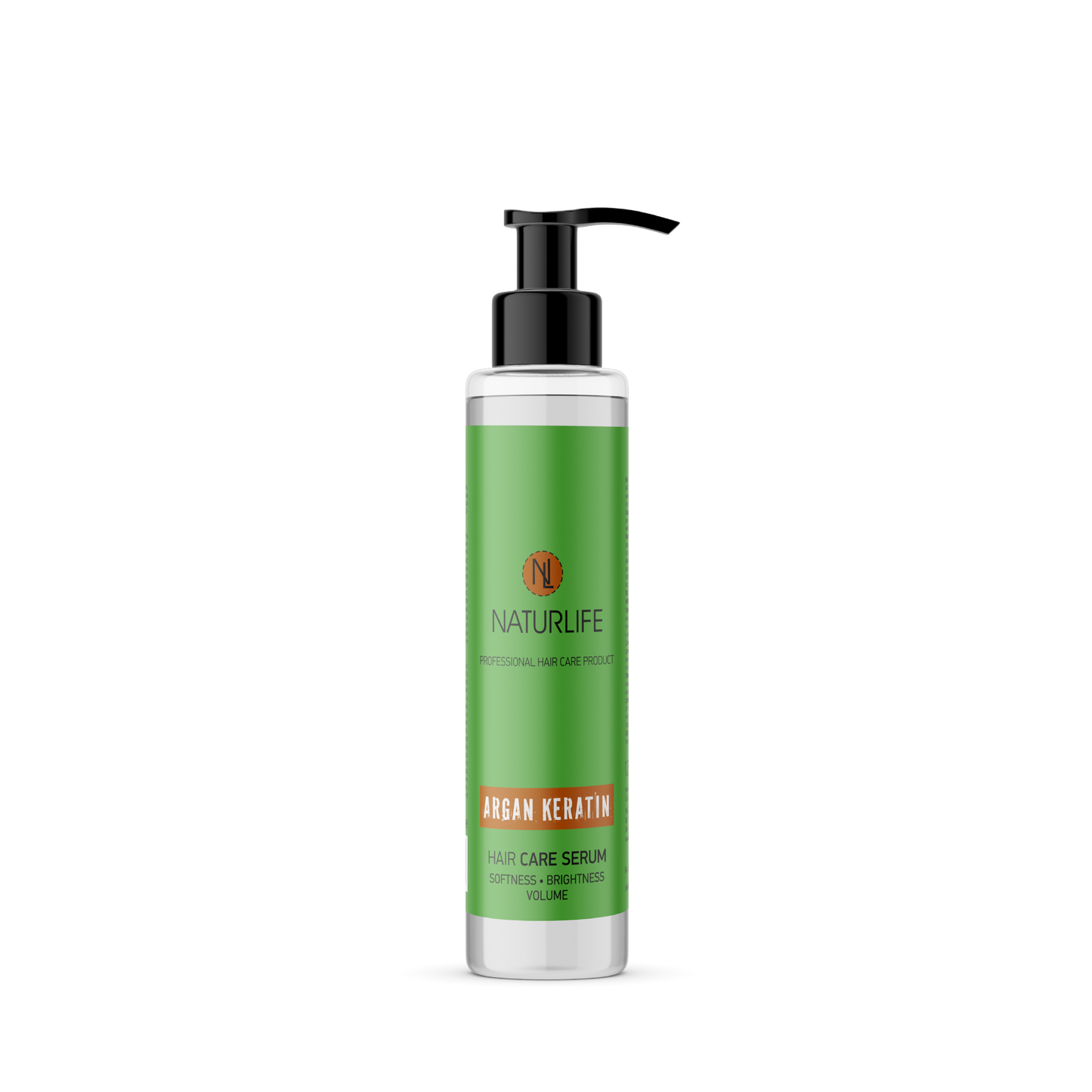 NATURLIFE Haarpflege Serum Haaröl mit Arganöl und Keratin für Geschmeidigkeit Glanz und Volumen 125ml