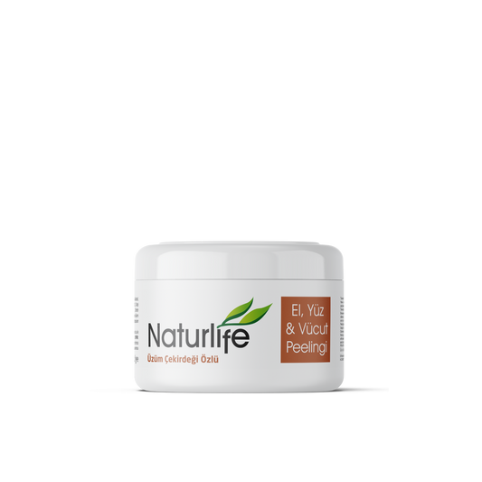 NATURLIFE Peeling mit Traubenkernextrakt für Hände Gesicht Körper 300ml