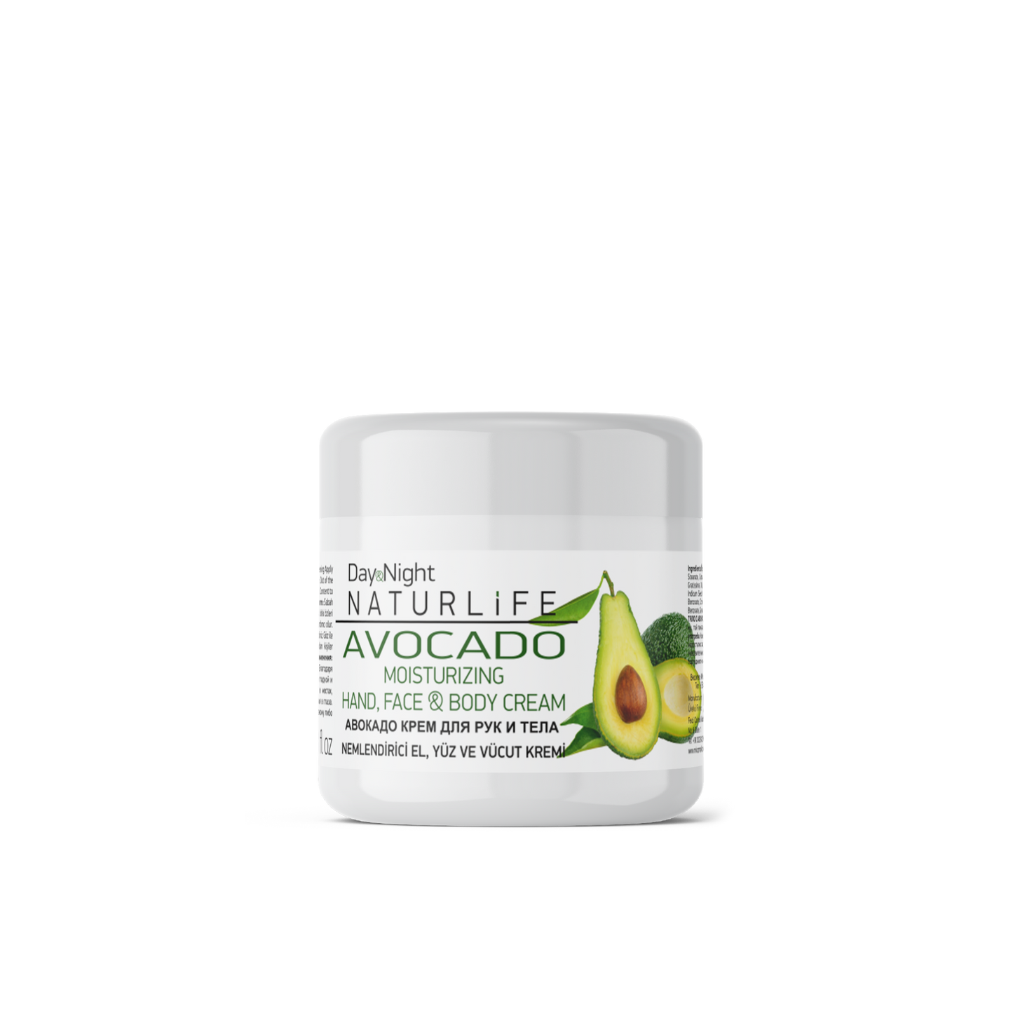NATURLIFE Avocado Feuchtigkeitscreme für Hände Gesicht Körper 20ml