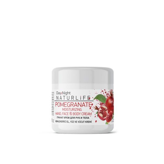 NATURLIFE Granatapfel Feuchtigkeitscreme für Hände Gesicht Körper 20ml
