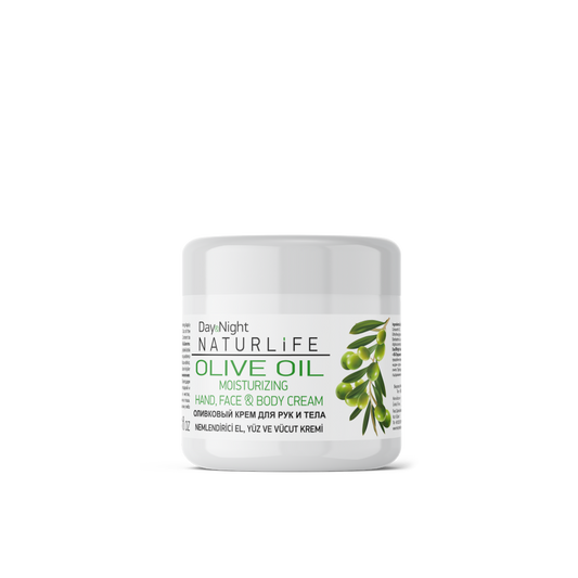 NATURLIFE Olivenöl Feuchtigkeitscreme für Hände Gesicht Körper 20ml