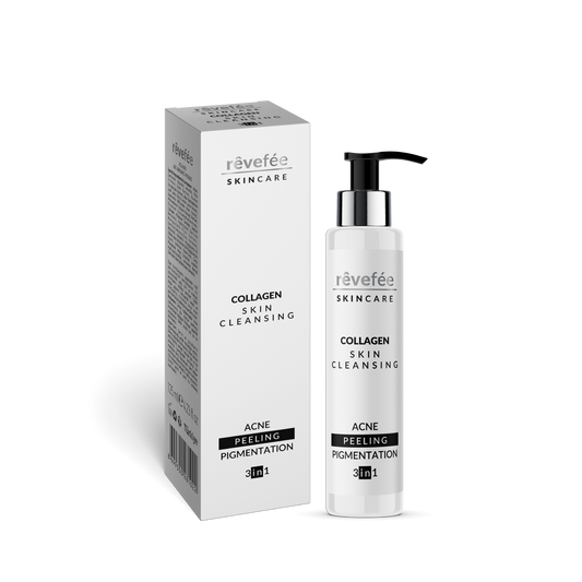 RÉVEFÉE Kollagen Hautreinigung Peeling gegen Akne und Pigmentierung 3 in 1 125ml